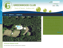 Tablet Screenshot of greenwoodclub.net